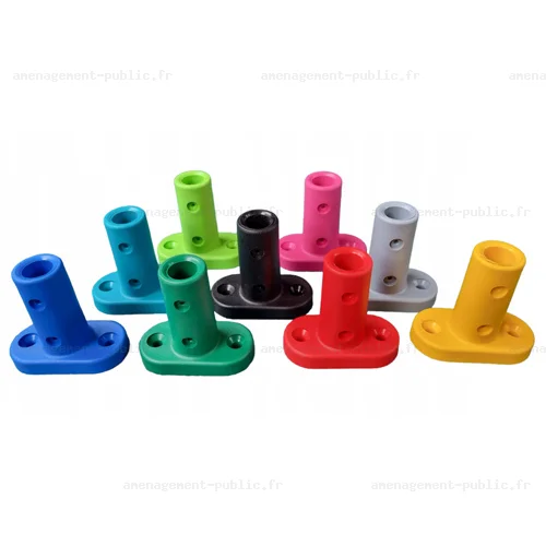 Fixation en polyamide pour corde et filet de structure de jeu